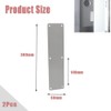 Shengsenfu 2Pcs Door Finger Push Plate, Fire Door Finger Plate/Push