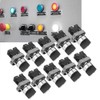 10Pcs BERM Button Switches Normally Closed Safety 2Level Knob Switch