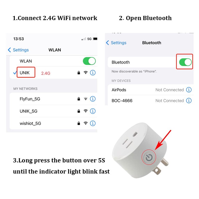 Sparkleiot Smart Plug Compatible withHomeKit Electric Outlet Switch Socket Voice