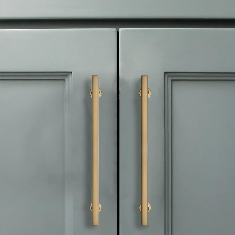 CABDM 5 inch (128mm) 2 Pack Brushed Brass Cabinet pulls