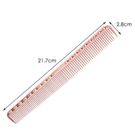 Professional Aluminum Metal Salon Comb, Heat-resistant Anti-static Hair Comb for Hair Cutting Styling & Grooming Rose gold，metal comb hair cutting comb