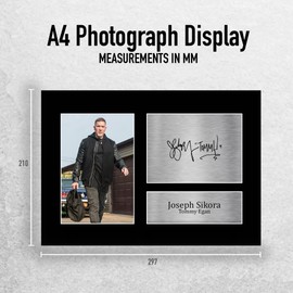HWC Trading A4 Joseph Sikora Power Tommy Gifts Printed Signed Autograph Picture for TV Show Fans