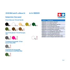 Tamiya 35313 1/35 Military Miniature Series No. 313 US Army Light Tank M5A1 Hedgehog Chase Operation Set with 4 Dolls Plastic Model