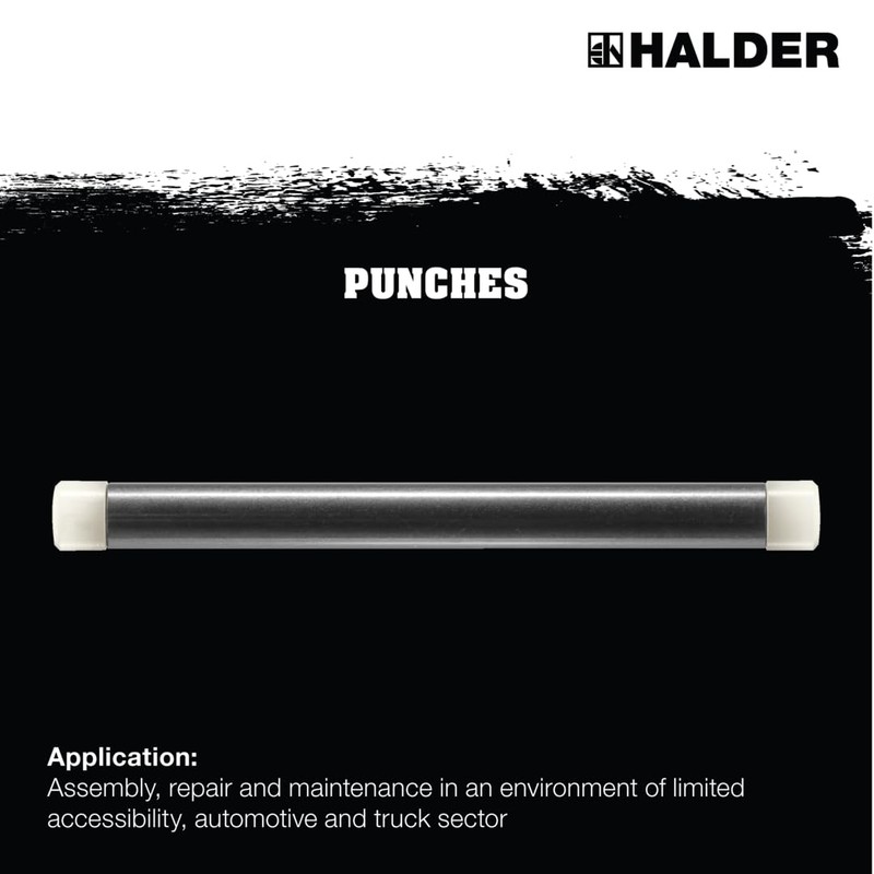 Halder to punch Nylon (White) Diameter 15 Head for Swiss Made