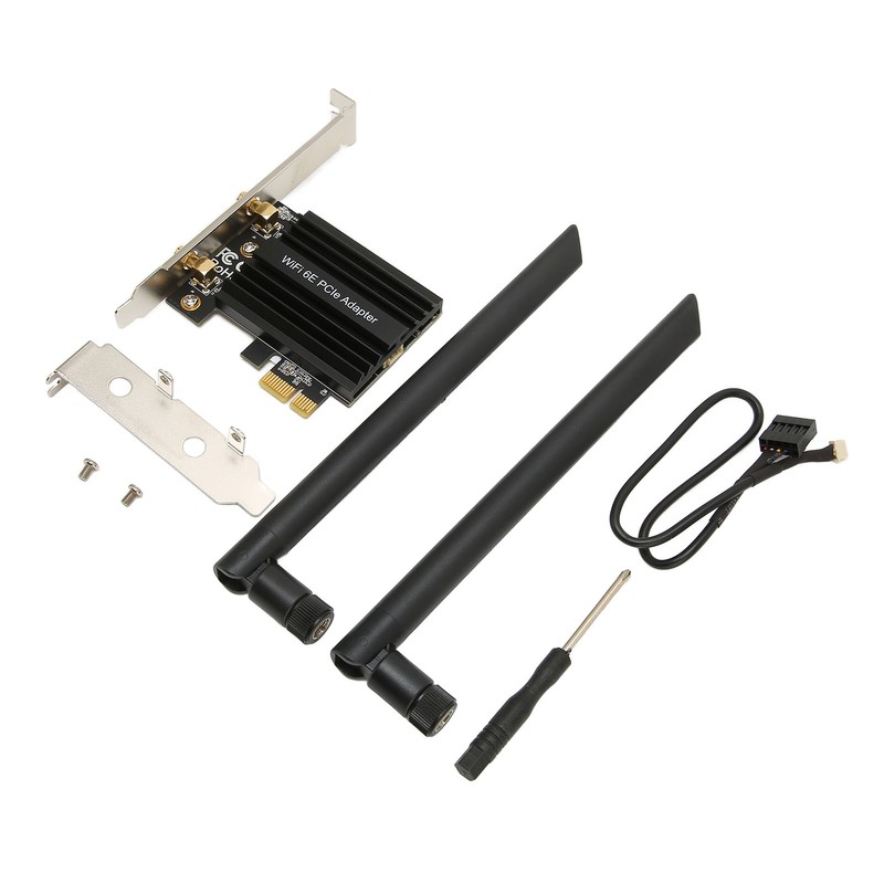 WiFi Card 6E PCIE Slot Bluetooth 5.2 5GHZ 6GHZ 2.4GHZ
