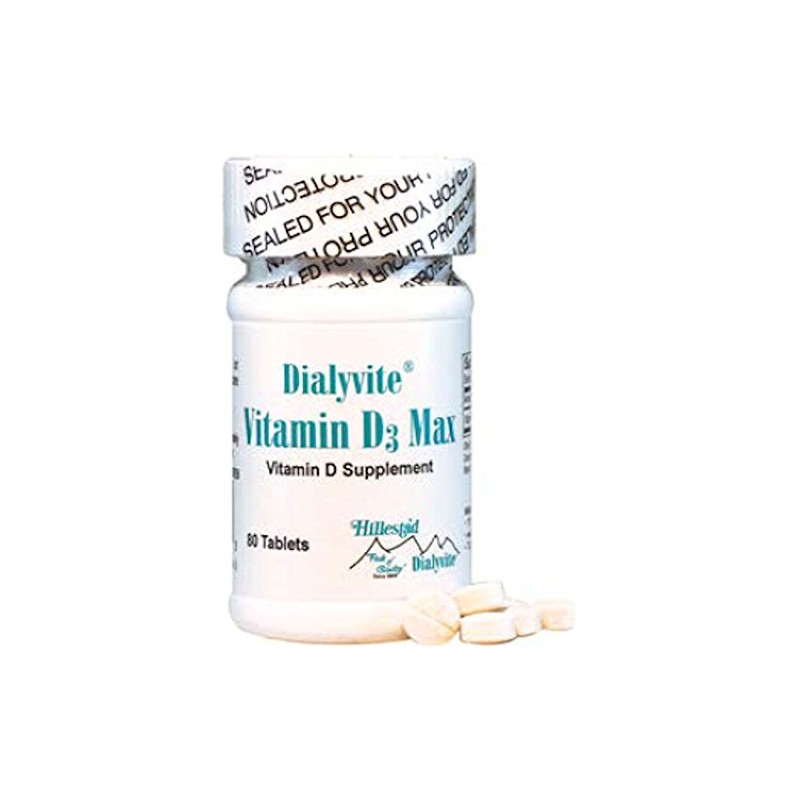 Dialyvite - Vitamin D3 Max - 50,000 IU - 80
