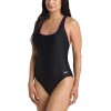 Speedo Women's, Racerback Athletic Training One Piece Swimsuit, Black, 10