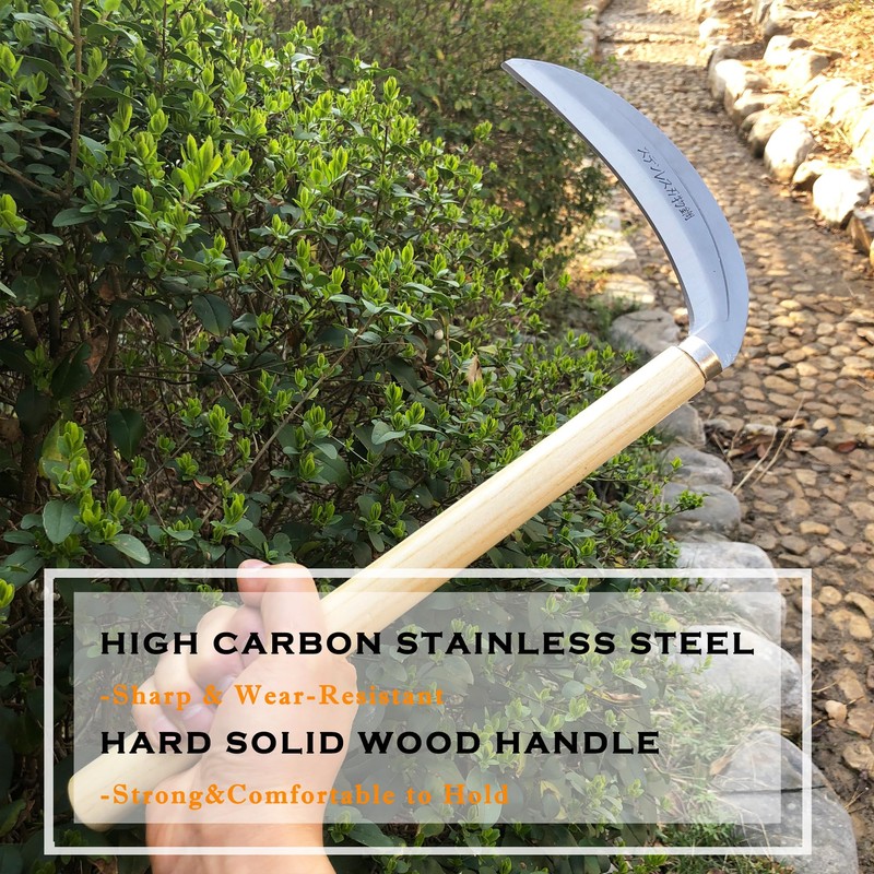 SHANFEEK Japanese Style Hand Weeding Hoe Gardening Tools Weed Remover