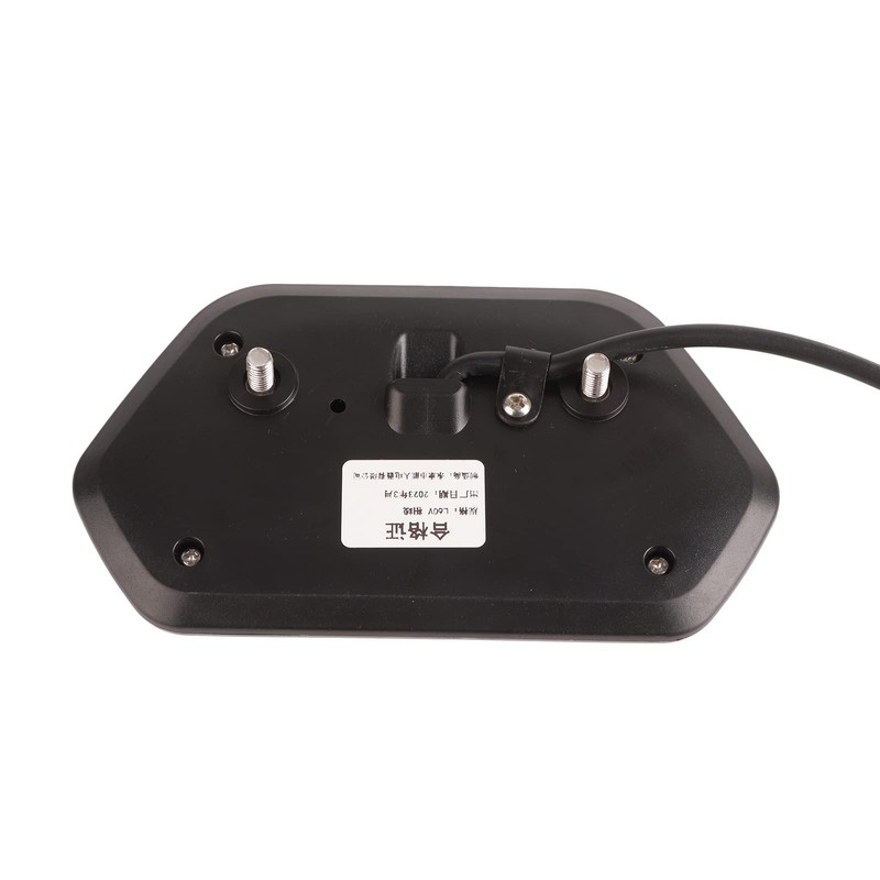 Keenso Tablero Digital para Moto, 48V/60V Odómetro para Motocicleta, Tacómetro,