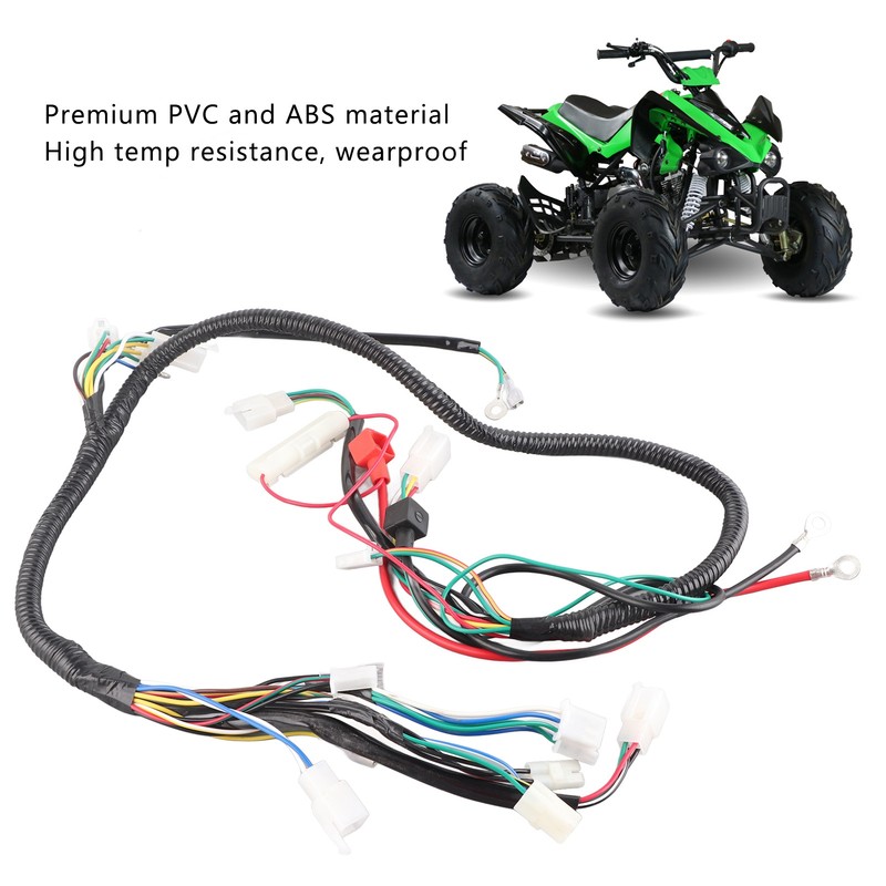 Engine Wiring Harness Assembly CDI Unit Solenoid Plug for GY6