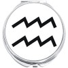 NewCharms Aquarius Zodiac Compact with Mirrors - Perfect Pocket and