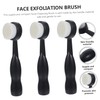 Beavorty Self Standing Facial Brush Face Scrubber Set Soft Exfoliating