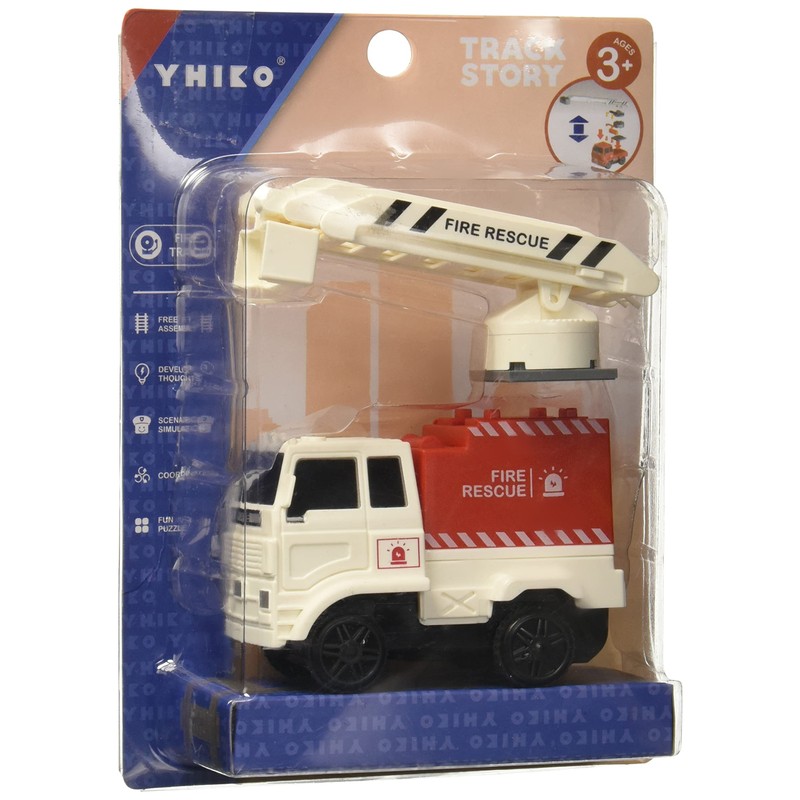 Juguete Fire Electric Vehicle with Building Block Accessories
