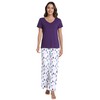 WiWi Viscose from Bamboo Pajama Sets for Women Printed Short