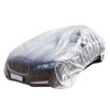 Vroelos 12.5'x21.5' Clear Plastic Disposable Car Protective Cover, Temporary Universal