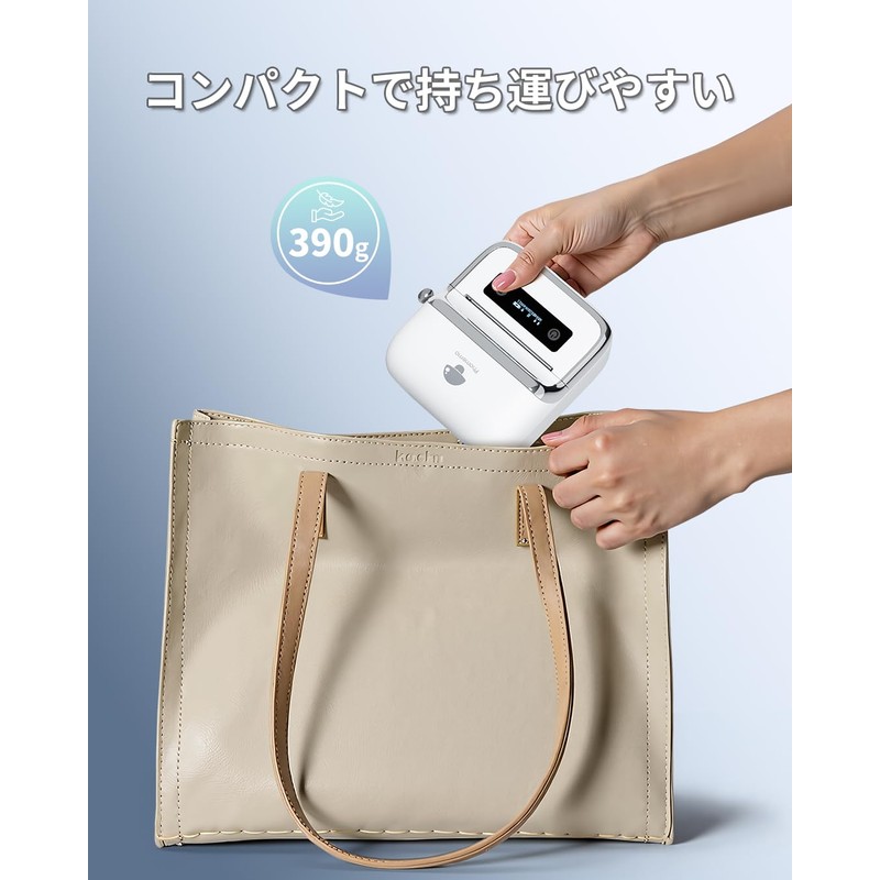 Phomemo M250 Label Printer, Smartphone Compatible, Label Writer, Sticker Printer,