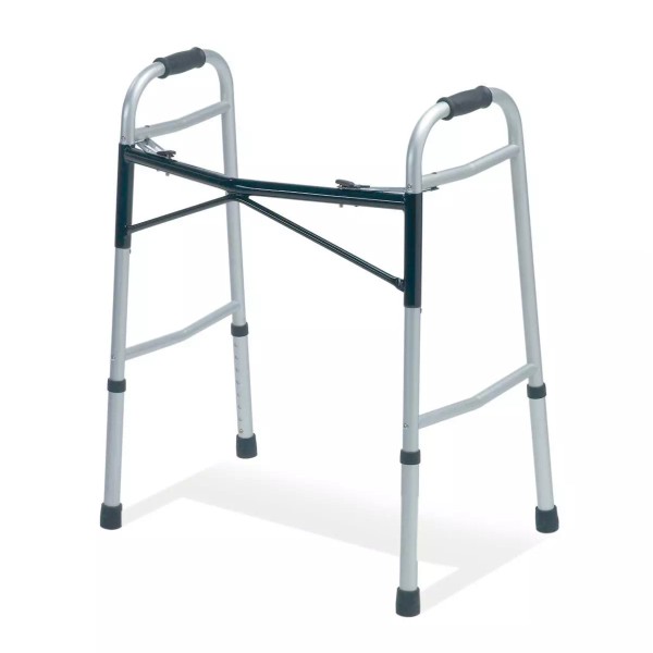 Medline Bariatric Folding Walkers Without Wheels, Case