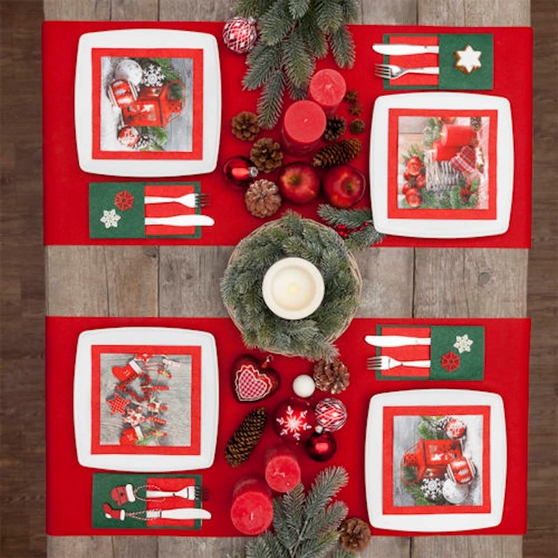 20 Napkins Garland for Christmas, Winter, Table Decoration, Decoupage, Decoupage,