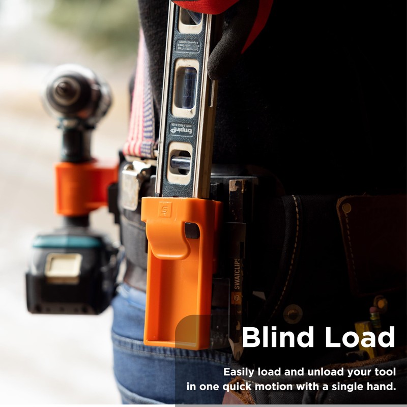 SwatClips Utility Knife Holster - Composite Holster for Home Improvement