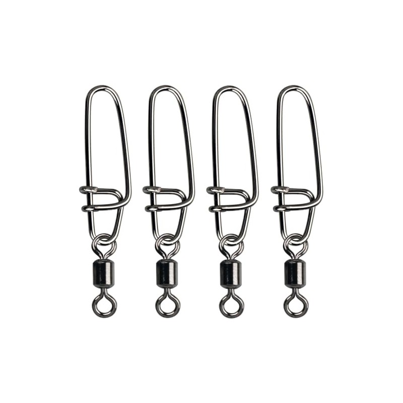 Gamakatsu Hyper S-Snap with H-Swivel - 4 Fishing Swivels with