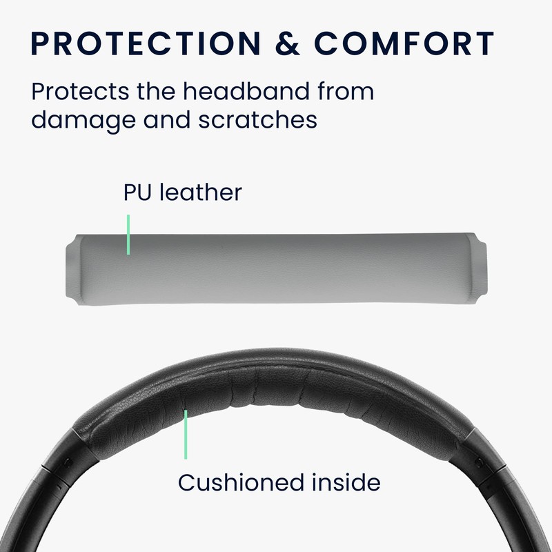kwmobile Replacement Headband Pad Compatible with Bose Quietcomfort 35 /