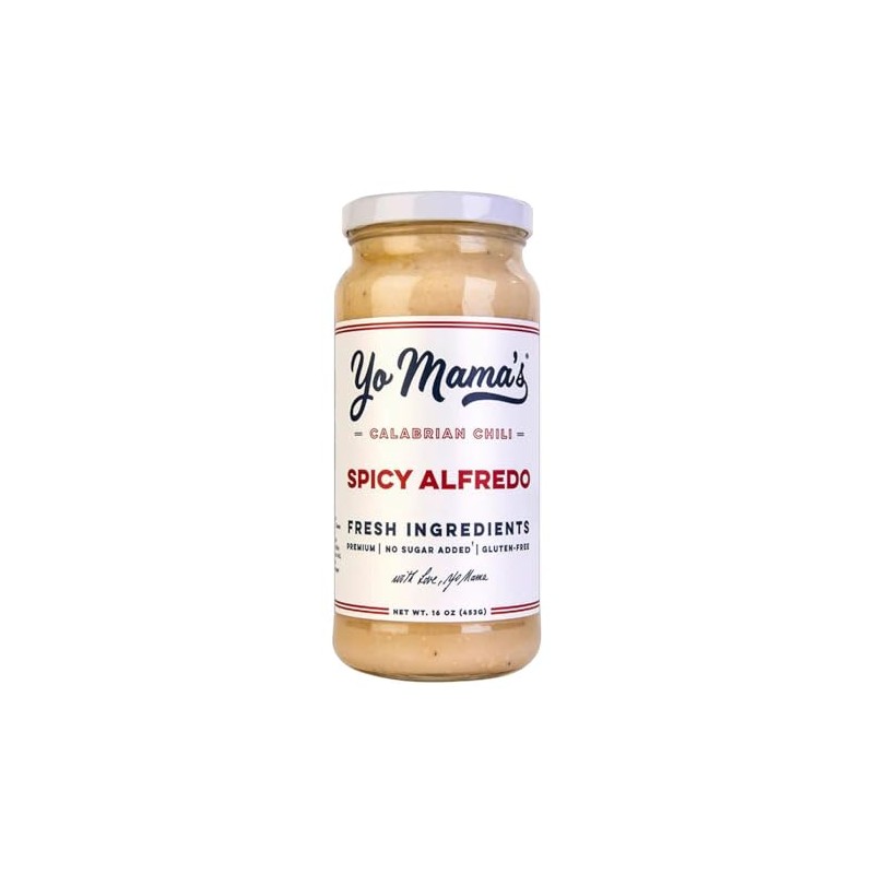 YO MAMAS Salsa Spicy Calabrian Alfredo 453GR