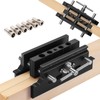 Self Centering Doweling Jig Kit,Adjustable Width Dowel Jig for Straight