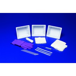 Standard Trach Care Tray With Removable Basin Qty 20