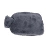 Plush Hot Water Bottle with Soft Plush Cover 2000ml Anti