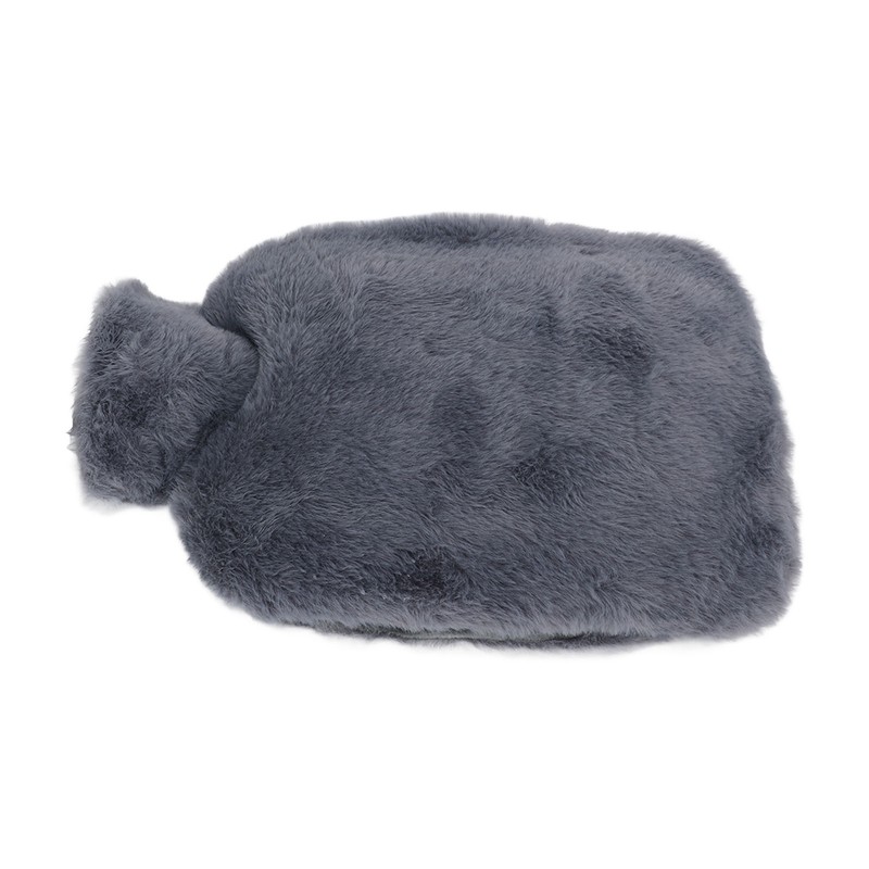 Plush Hot Water Bottle with Soft Plush Cover 2000ml Anti