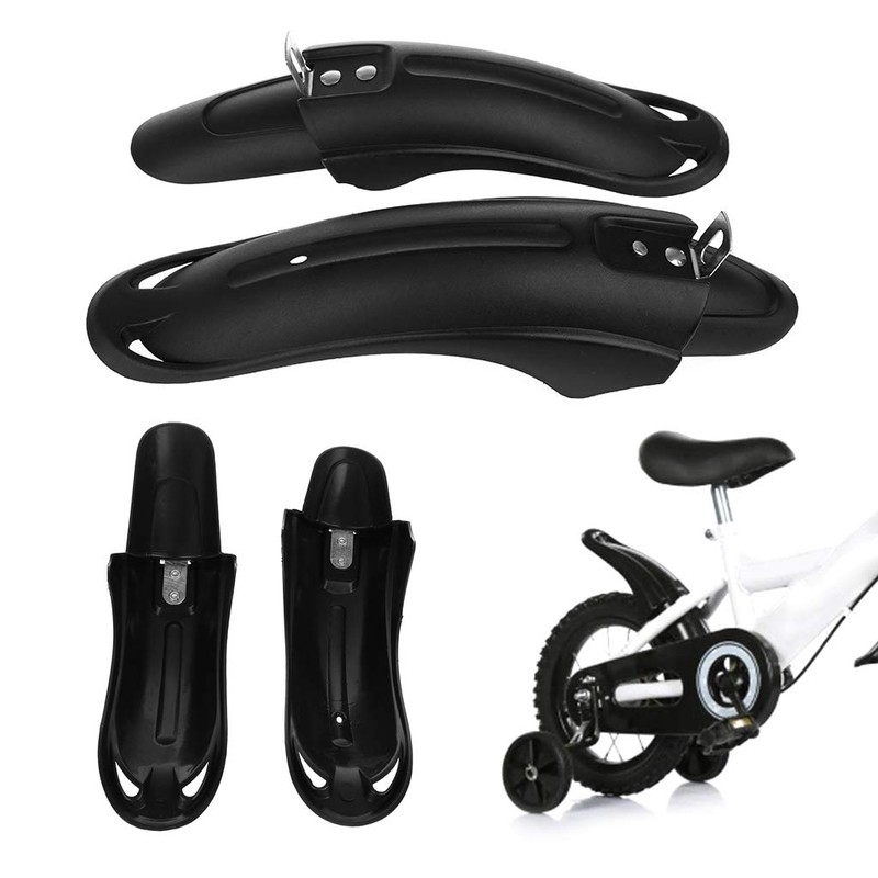 VAILANG 1 Pair Bicycle Mudguard Front Rear Dustproof for 12/14
