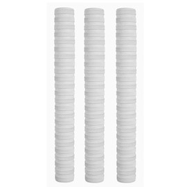 Skyhi Premium Chevron Pack of 3 Cricket bat grip- Grips For Cricket Bats | Excellent Shock Absorption Rubber Cricket Bat Grips (Chevron Ring White)