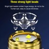 Three-Eyed Monster Mini Flash Super Power Flashlight, German Thumb Sized