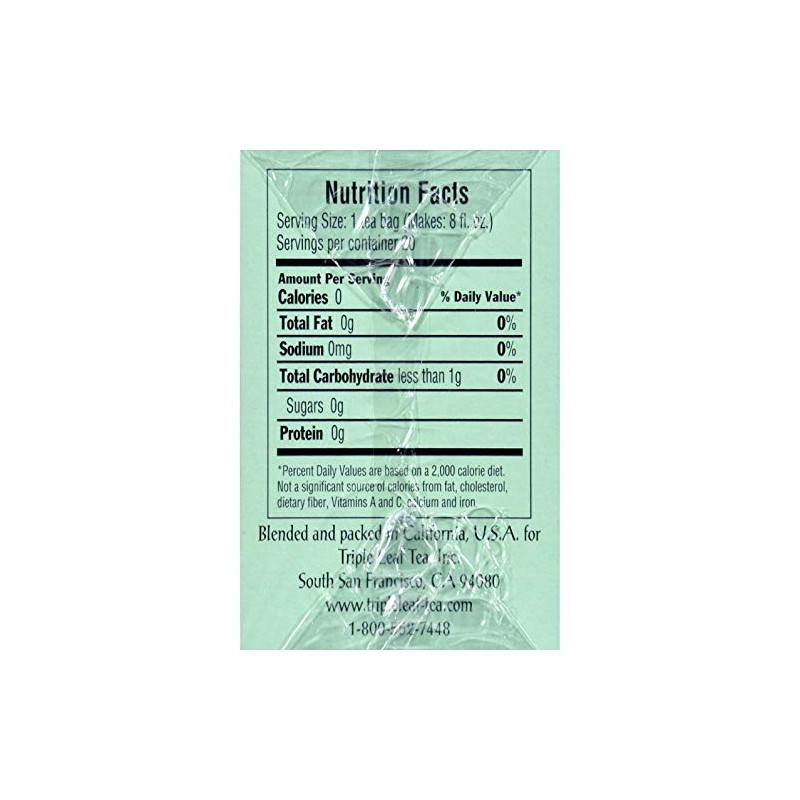 Triple Leaf White Tea - 20 bags per pack --