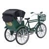 Rickshaw Model Retro Design Decorative Interesting Alloy 3 Wheel Rickshaw