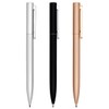 Gullor Simple Style Metal Retractable Ballpoint Pen, Medium Point Black