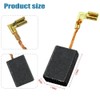 194074-2 Carbon Brushes replacement for Makita 9557NB, 9557NB2,9557PBX1, 9557PB,9564H,9558NB,9558PB,9563CV,GA5040,GA4540,9564CV Angle