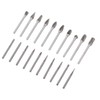20Pcs Tungsten Carbide Carving Bits Double Cut Rotary Burr Set