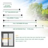 Window Locks & Sliding Door Security Bar, 2 Pack Adjustable