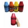 KFMX 12 Vaso Mini Forma De Lapizcrayola Dulcero Crayonchelita