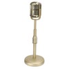 Microphone Prop, Vintage Simulation Old Fashioned Microphone Model with Stable