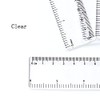 6 Pcs Clear Ruler,6 inch Ruler, Plastic Ruler, Drafting Tools,