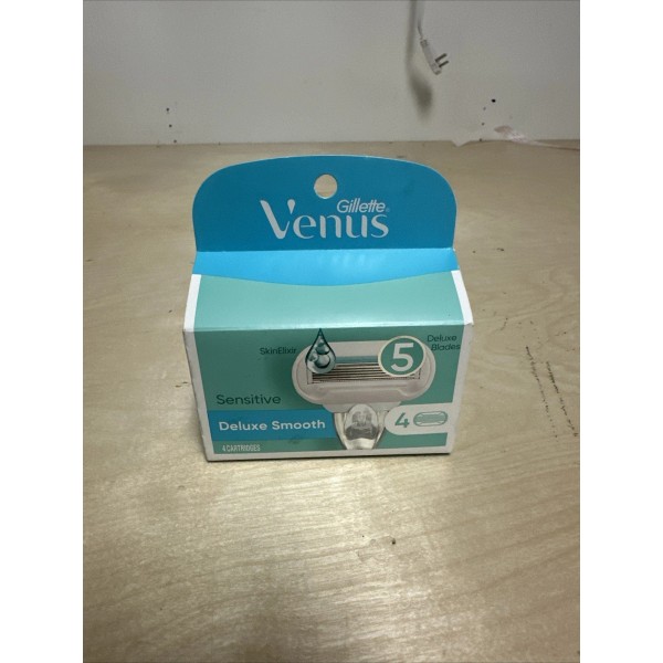 Gillette Venus Sensitive Deluxe Smooth 4 Cartridges with 5 Blades