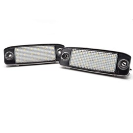 Xotic Tech 2Pcs Error Free License Plate Light Lamps LED Assembly OE Replacement,Xenon White,Compatible with Hyundai Sonata YF i40 i45 2011-2014 or Kia Sportage 2010-2017(18-SMD 6000K)
