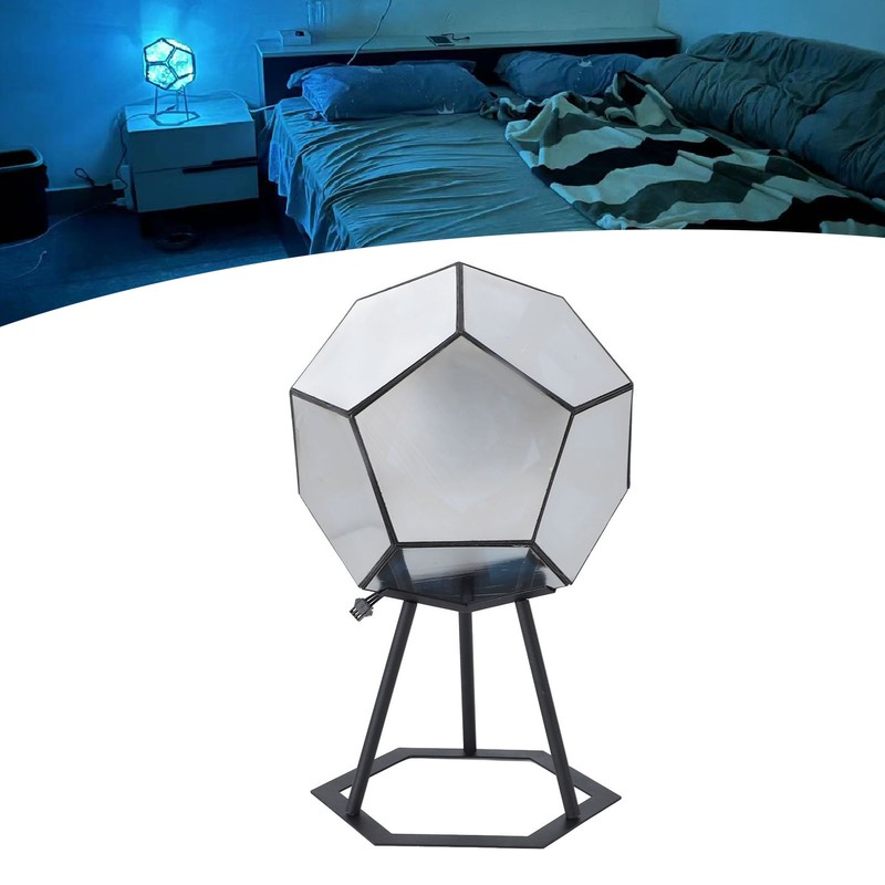 LED Dodecahedron Light USB Powered Music Sync Color Changing Colorful
