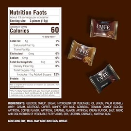 Maestro Massimo IL Caffè Best Coffee Candy | Envuelto individualmente, surtido con relleno - Macchiato, espresso, capuchino (Il Caffè, 7.05 onzas (paquete de 1))