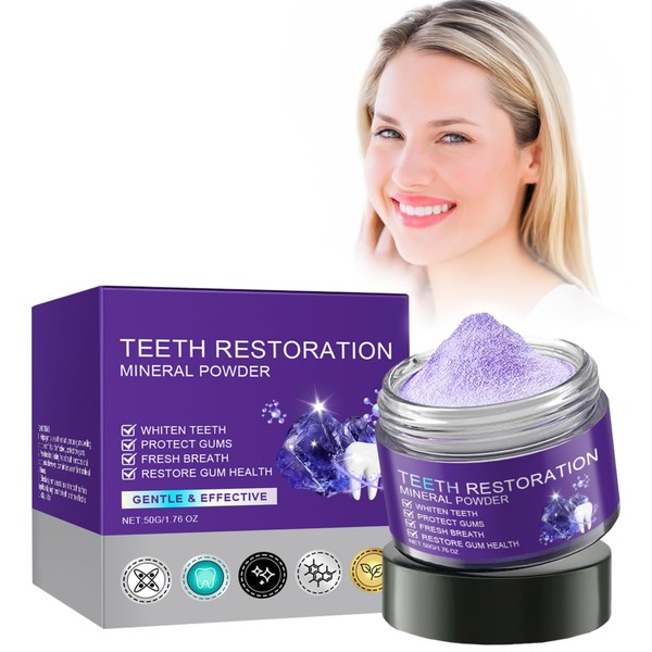 Dental Repair Mineral Powder, Tooth Restoration Powder, Tooth Powder Against