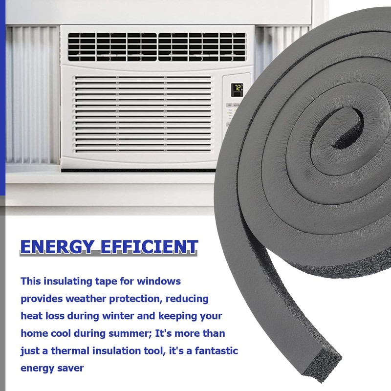 BOJACK Window Air Conditioner Foam Insulation Strip 1 X 1