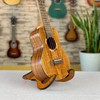 Homefunny X-Type Wooden Foldable Instrument Stand Holder Supporter for Ukulele/Mandolin/Violin