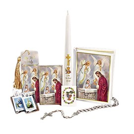 First Holy Communion Girls Blessed Sacrament My Deluxe Boxed Gift Set